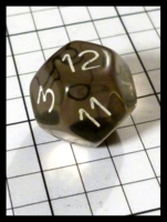 Dice : Dice - DM Collection - Armory Smoke Transparent D12 Rounded Edges - Ebay Jan 2014